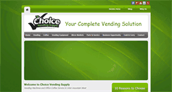 Desktop Screenshot of choicevendingsupply.com